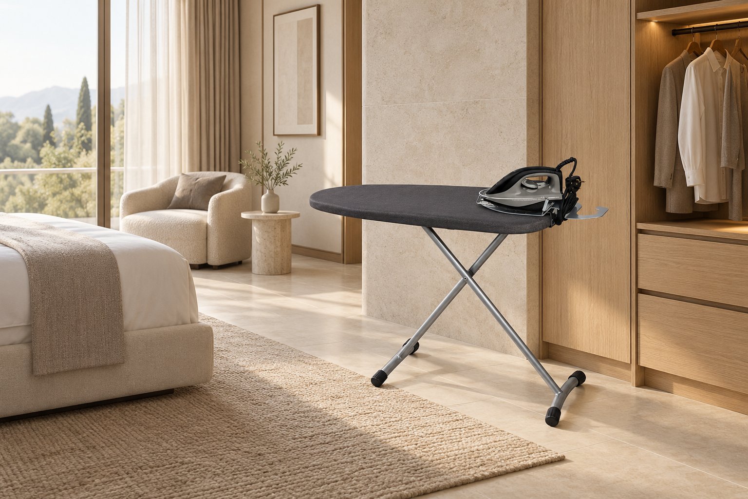Emberton ironing system in a hotel room