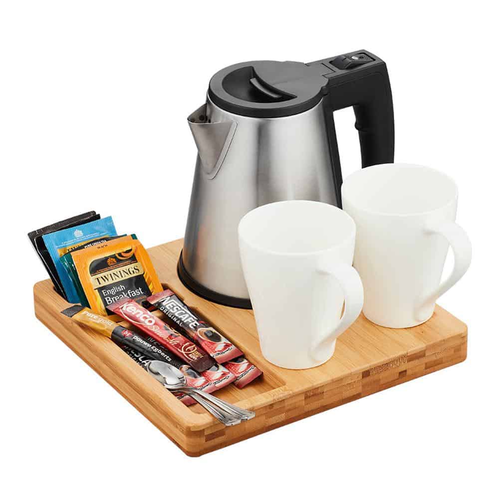 Welcome tray Tongwell natural color and Kettle