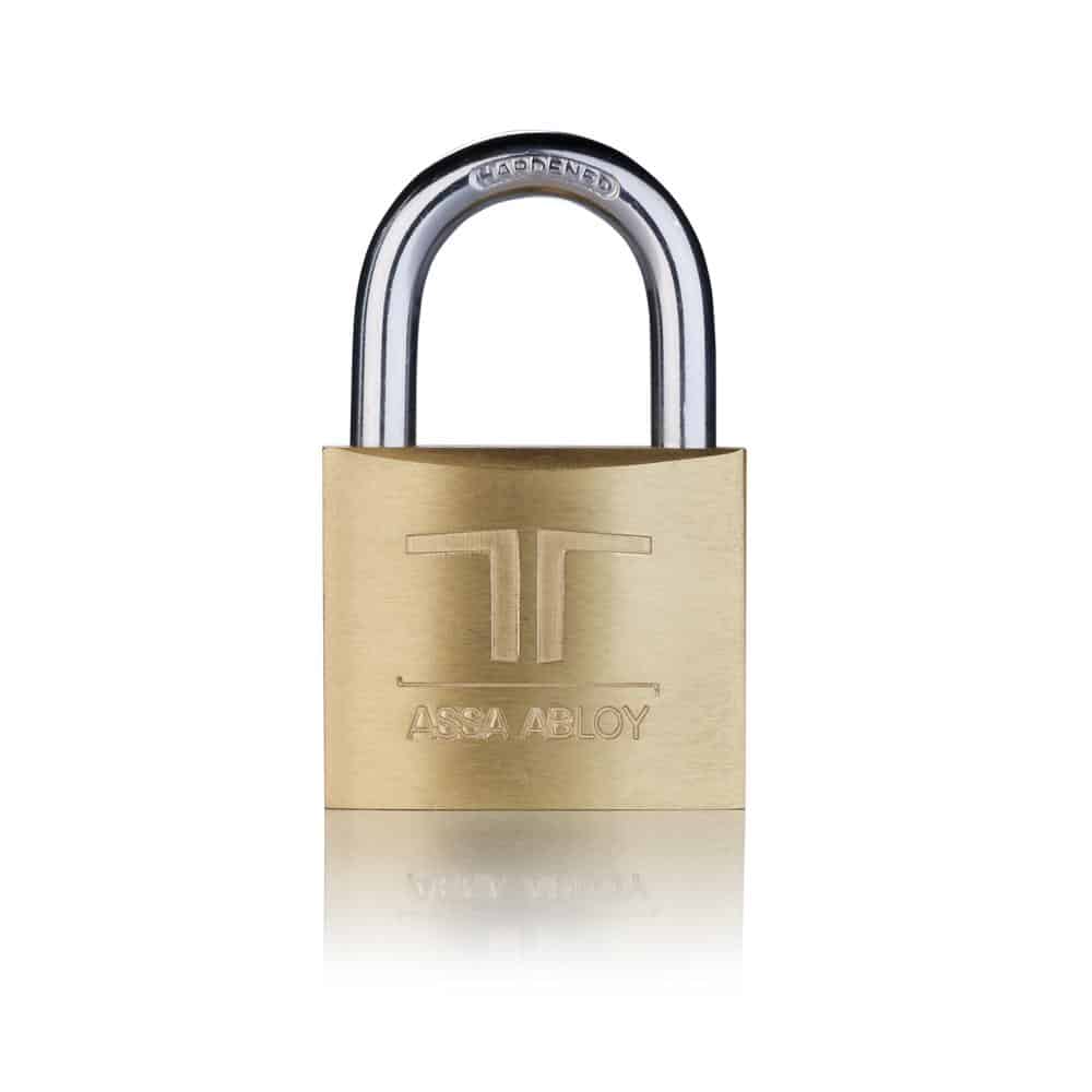 Padlock Tesa Assa Abloy series Brass