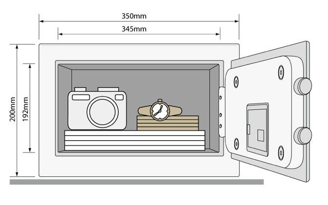 Χρηματοκιβώτιο Yale YSB/200/EB1 - Compact safe