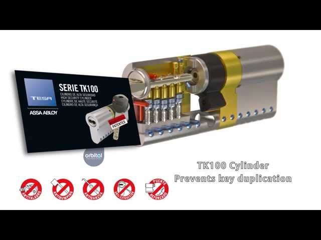 Still from the video “TK100 high-security cylinder”